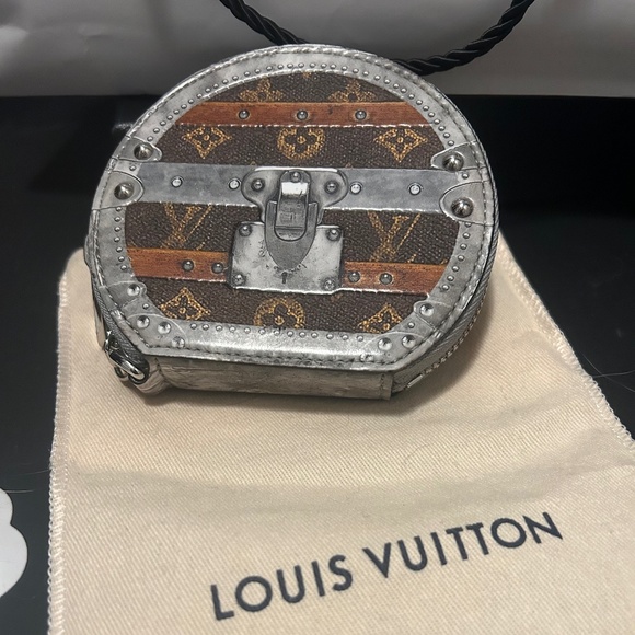 SOLD Louis Vuitton Micro Boite Chapeau Time Machine Coin Purse - Picture 1 of 5